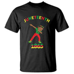Funny Black History T Shirt Dabbing Black Princess Juneteenth 1865