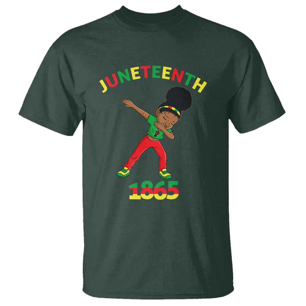 Funny Black History T Shirt Dabbing Black Princess Juneteenth 1865