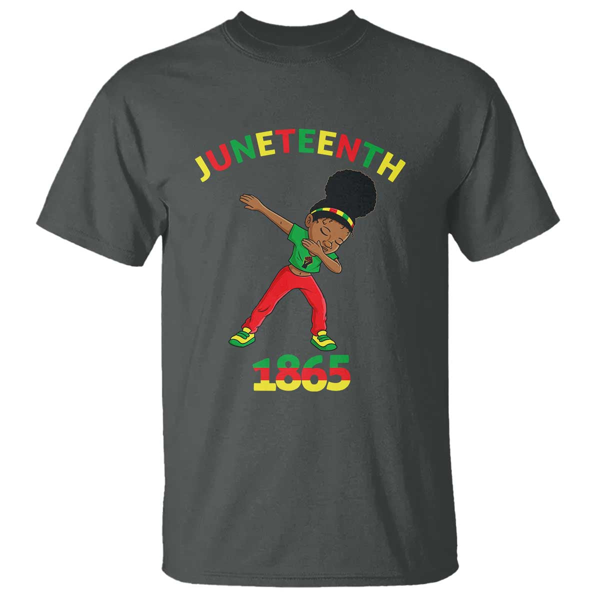 Funny Black History T Shirt Dabbing Black Princess Juneteenth 1865