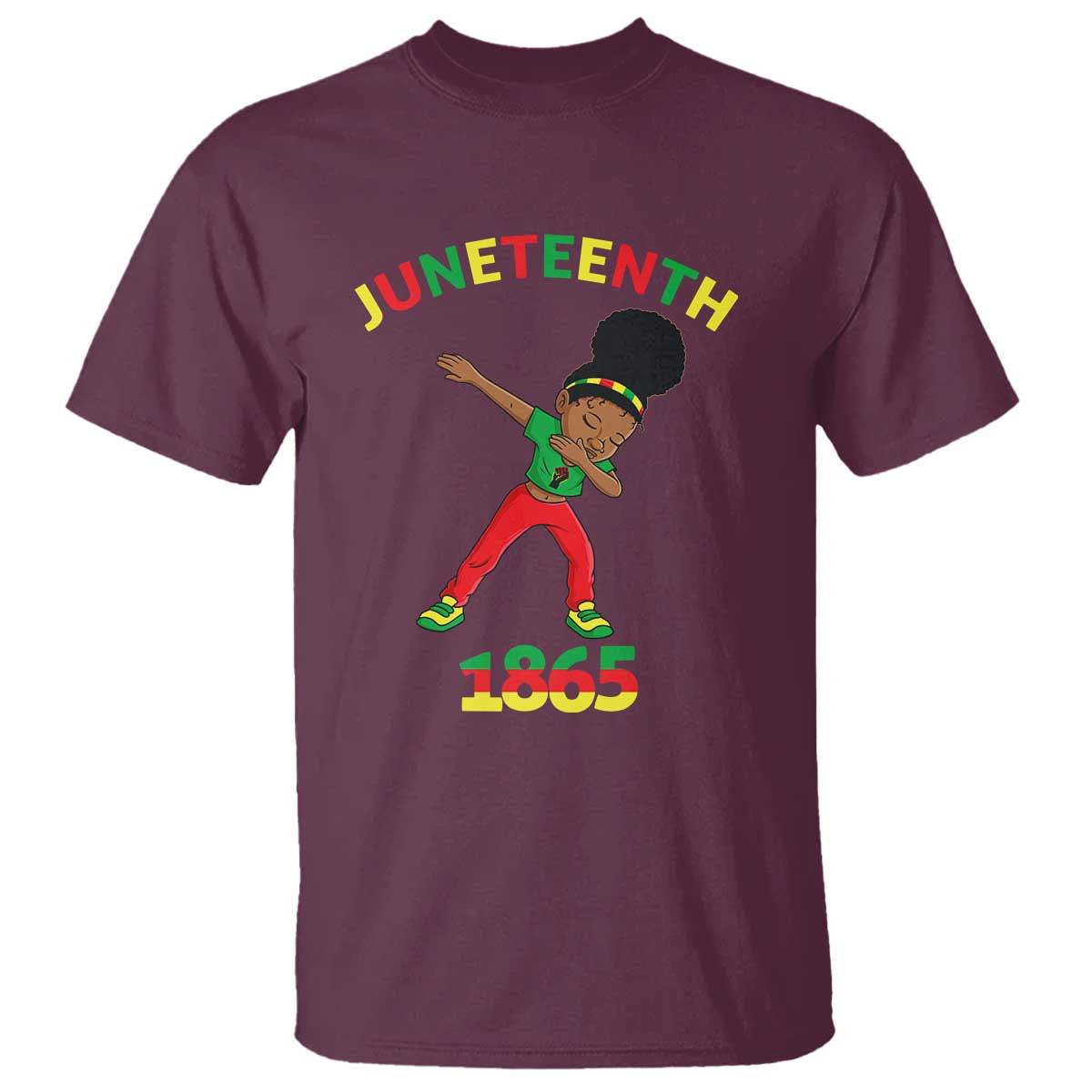 Funny Black History T Shirt Dabbing Black Princess Juneteenth 1865