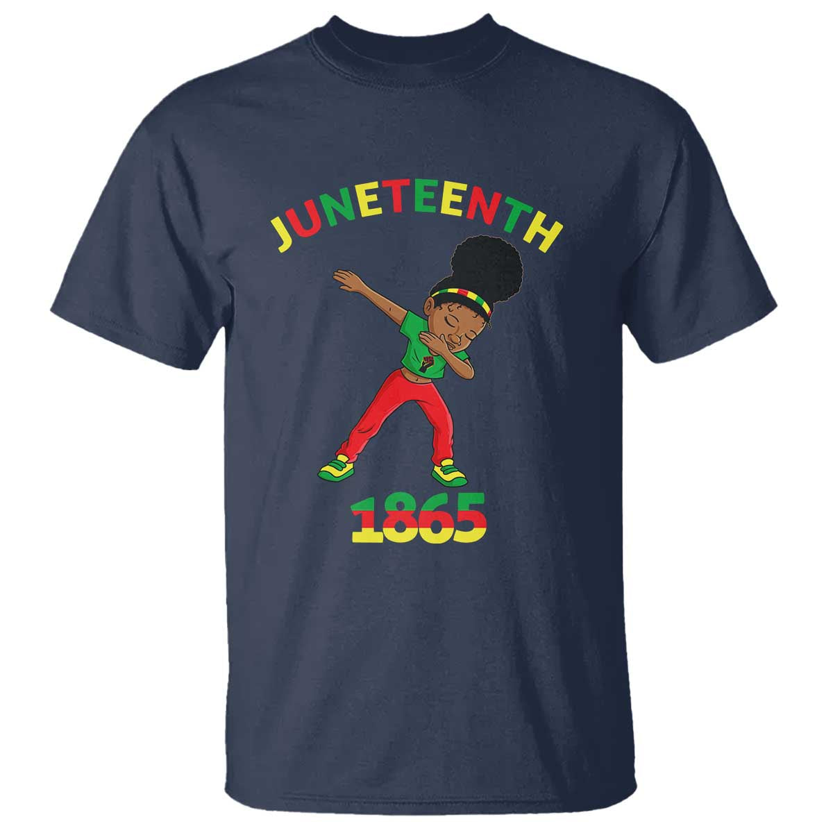Funny Black History T Shirt Dabbing Black Princess Juneteenth 1865