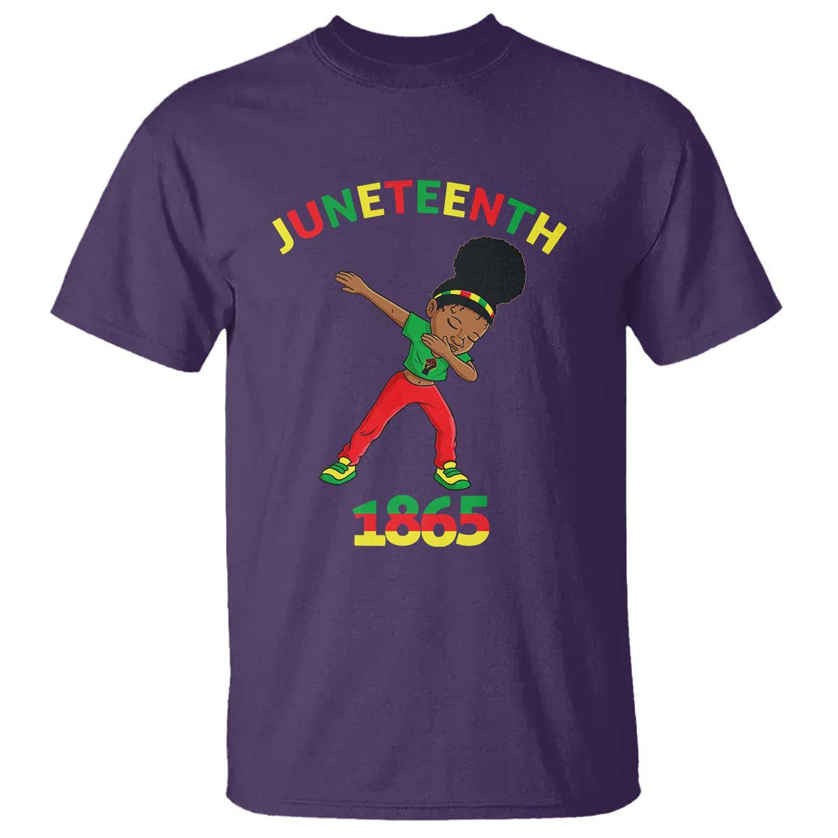 Funny Black History T Shirt Dabbing Black Princess Juneteenth 1865