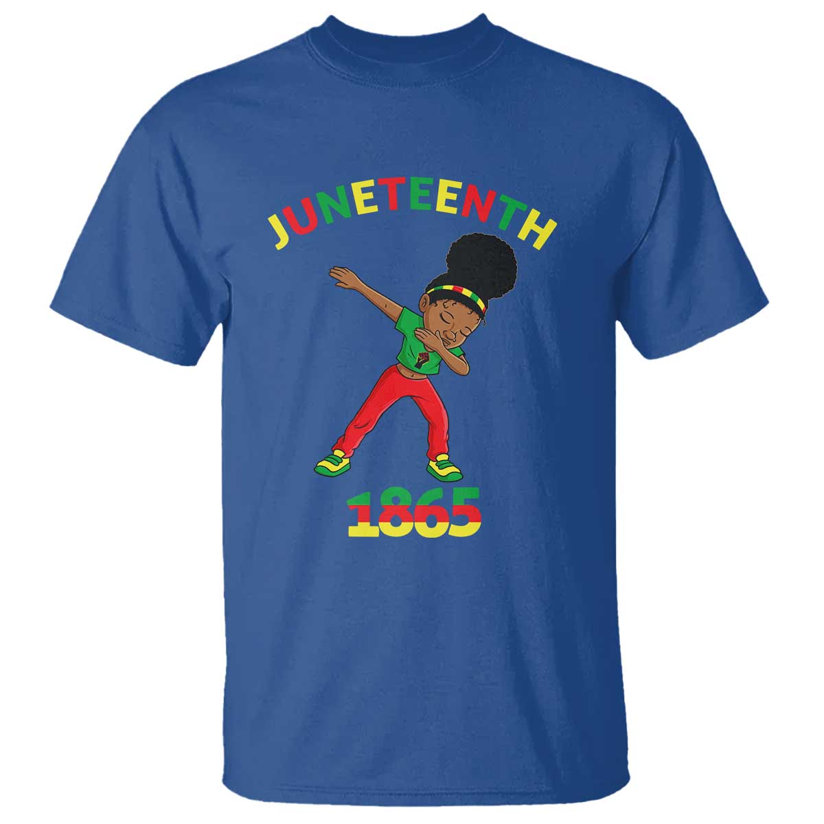 Funny Black History T Shirt Dabbing Black Princess Juneteenth 1865
