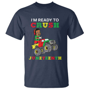 Black Boy Gamer T Shirt I'm Ready To Crush Juneteenth for Boys Toddler