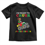 Black Boy Gamer Toddler T Shirt I'm Ready To Crush Juneteenth for Boys Toddler
