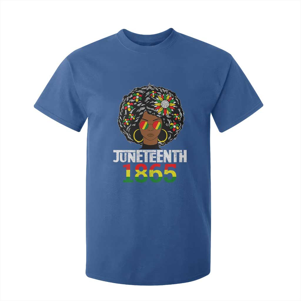 Afro Black Queen Juneteenth 1865 T Shirt For Kid