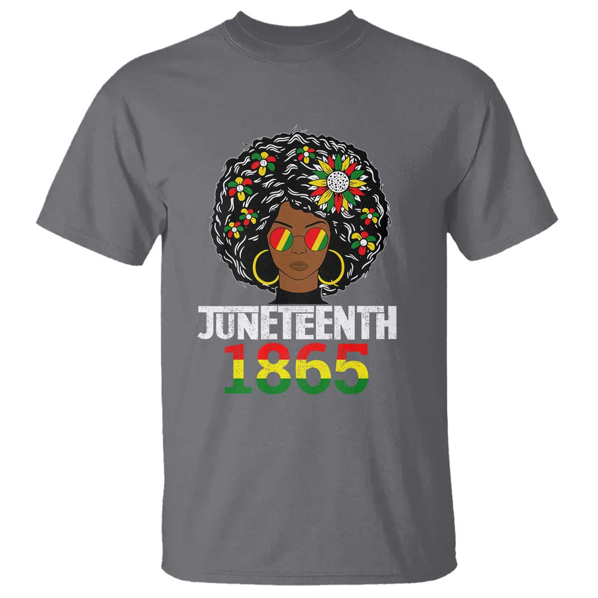 Afro Black Queen Juneteenth 1865 T Shirt