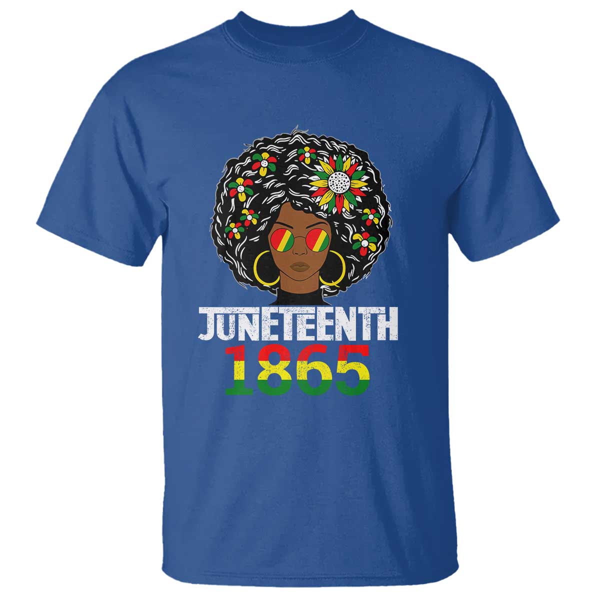 Afro Black Queen Juneteenth 1865 T Shirt