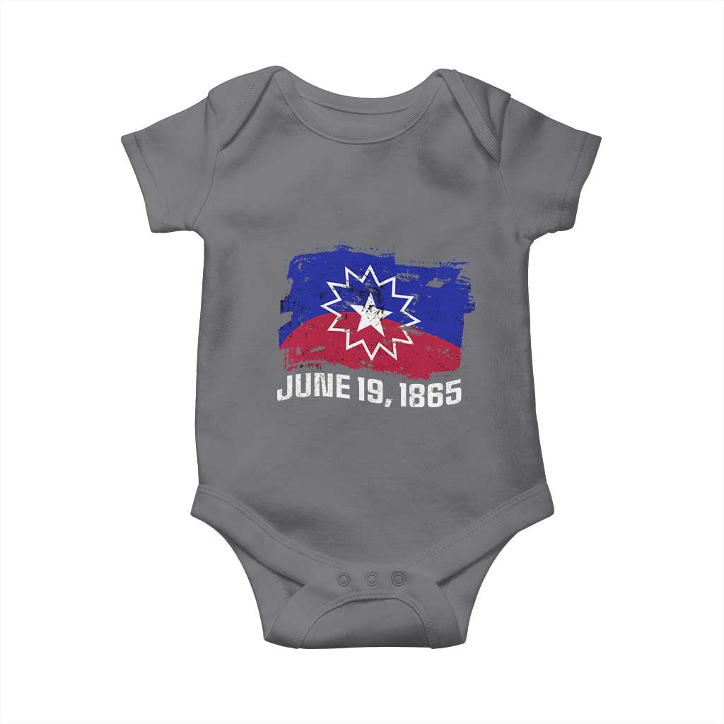 Juneteenth Flag 1865 Baby Onesie Black Freedom Black History