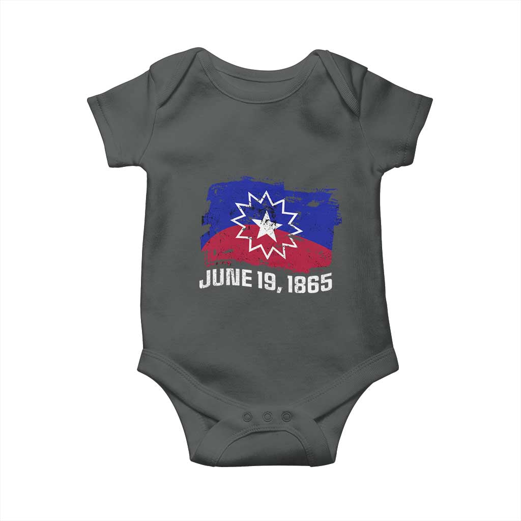 Juneteenth Flag 1865 Baby Onesie Black Freedom Black History