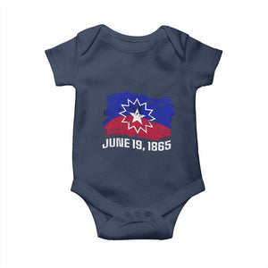 Juneteenth Flag 1865 Baby Onesie Black Freedom Black History