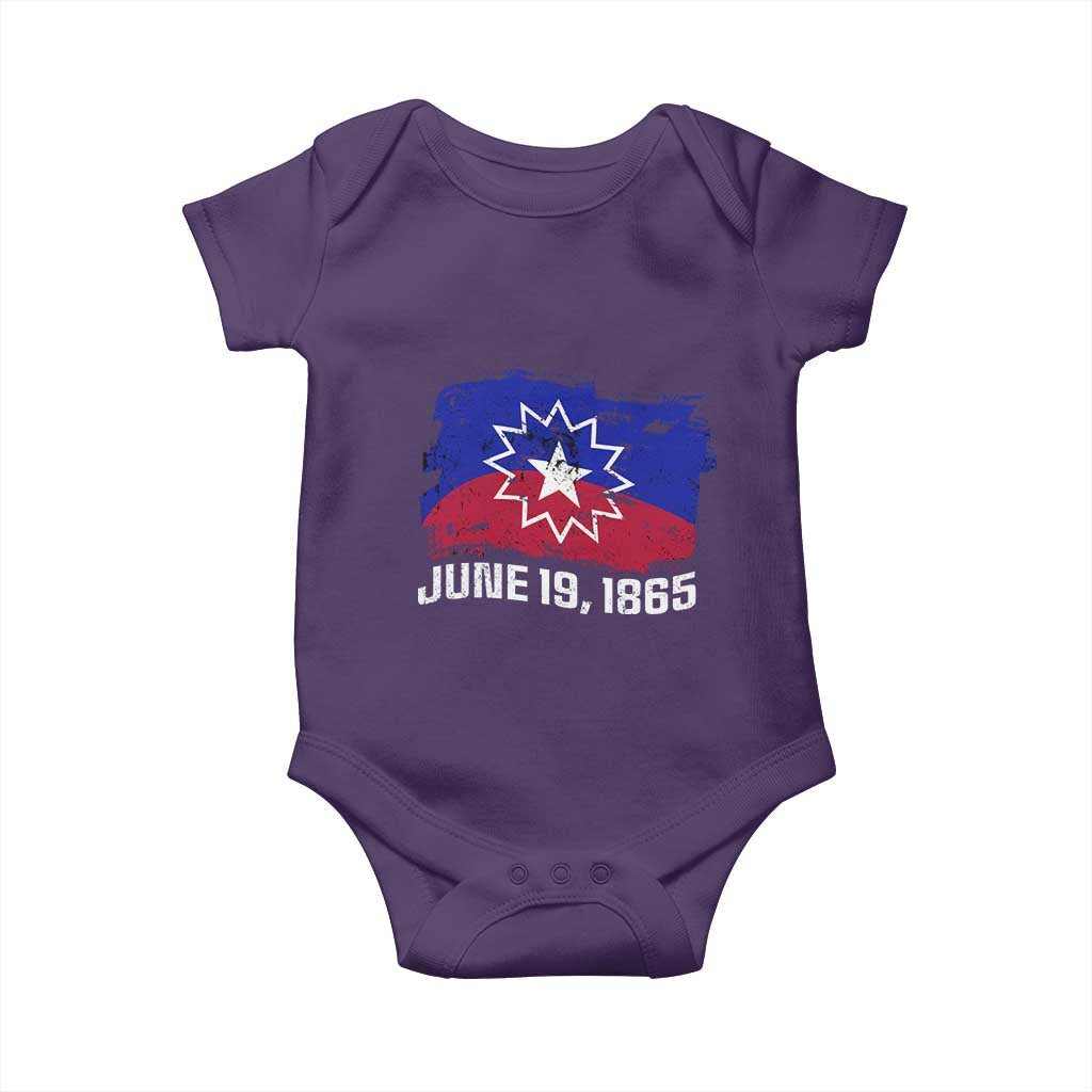 Juneteenth Flag 1865 Baby Onesie Black Freedom Black History