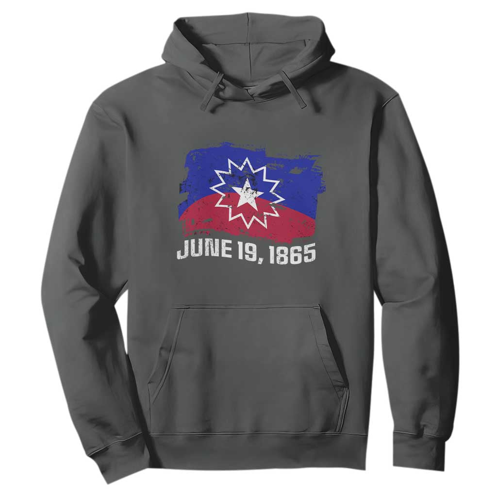Juneteenth Flag 1865 Hoodie Black Freedom Black History