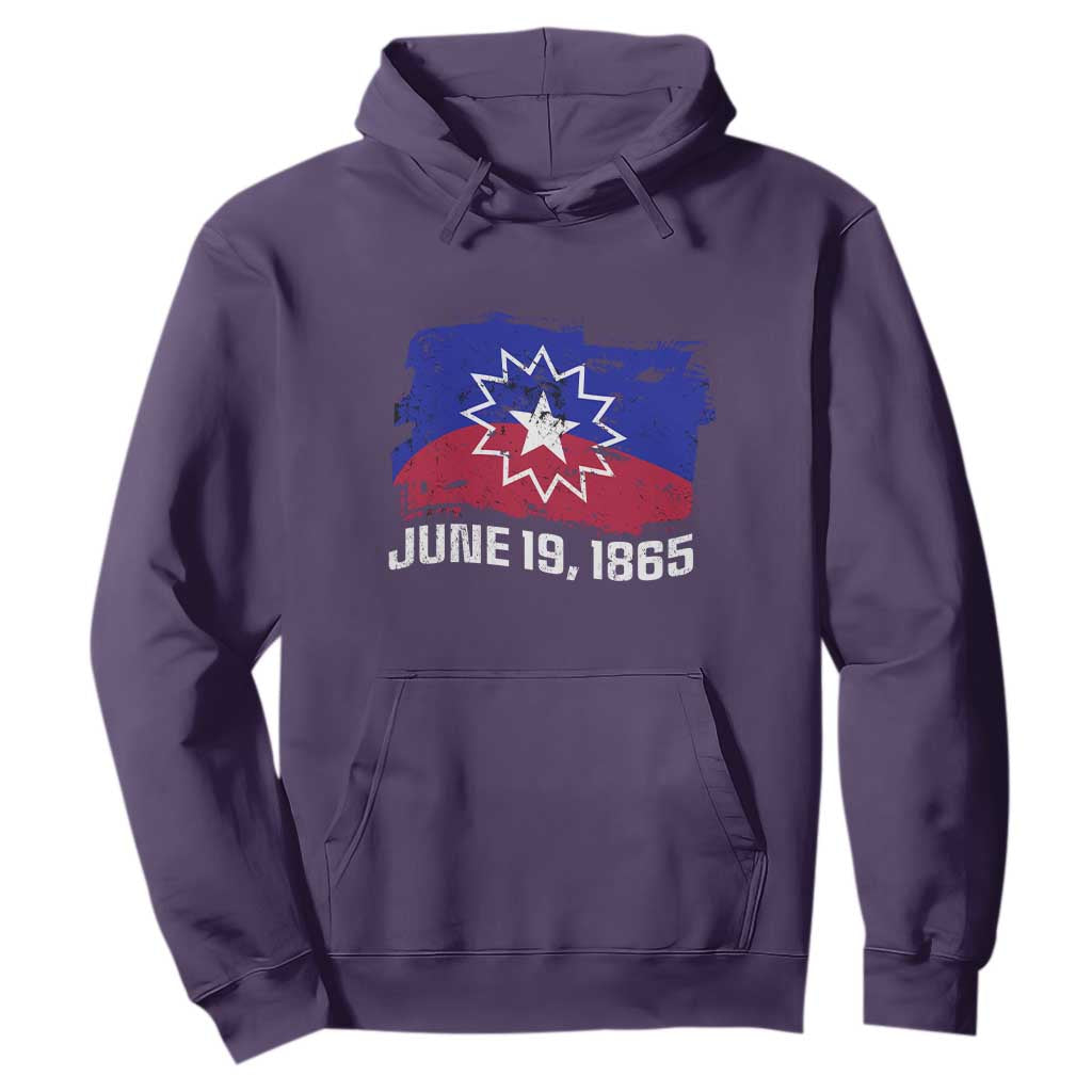 Juneteenth Flag 1865 Hoodie Black Freedom Black History