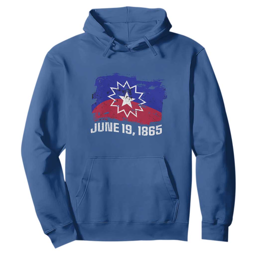 Juneteenth Flag 1865 Hoodie Black Freedom Black History