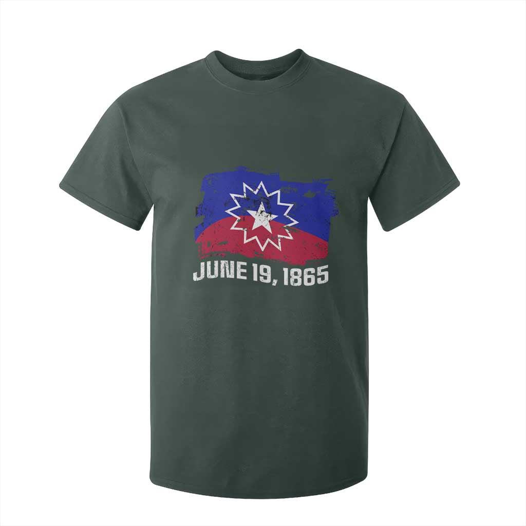 Juneteenth Flag 1865 T Shirt For Kid Black Freedom Black History