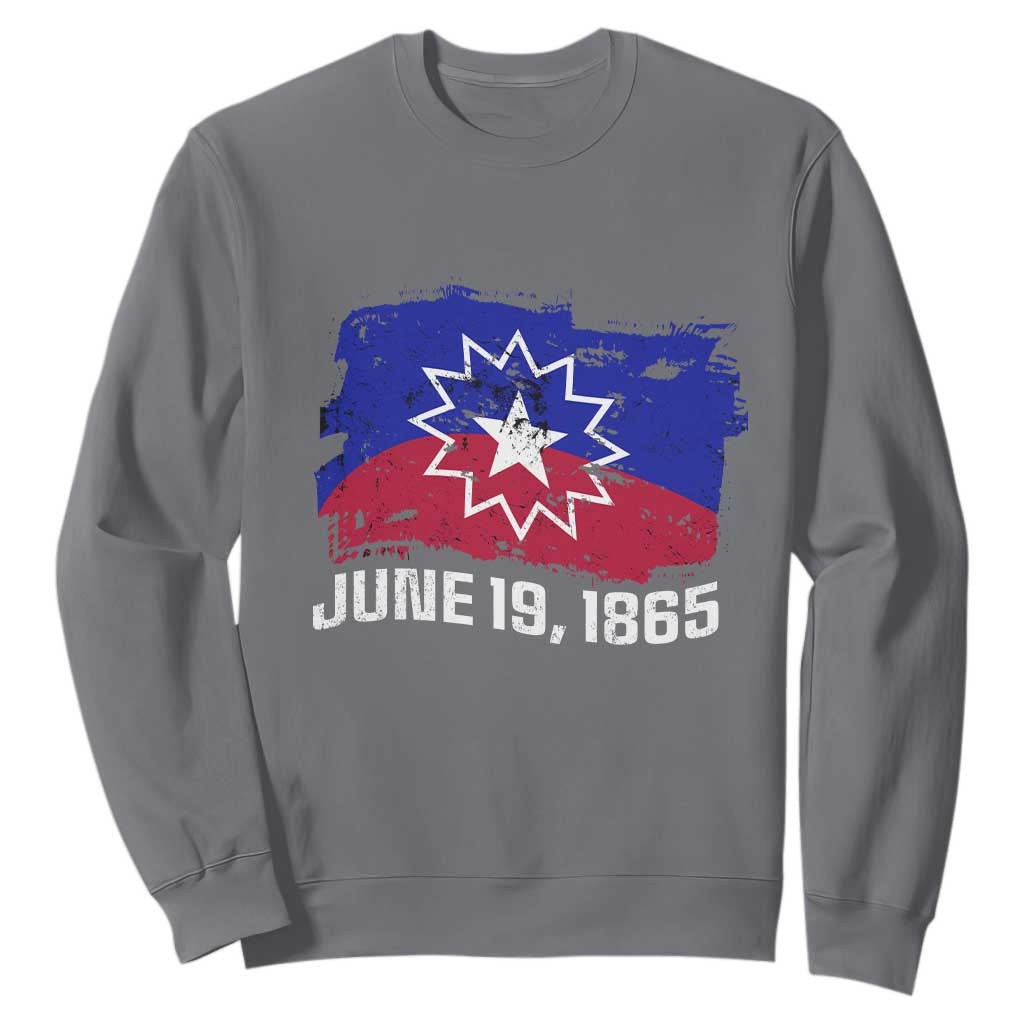 Juneteenth Flag 1865 Sweatshirt Black Freedom Black History