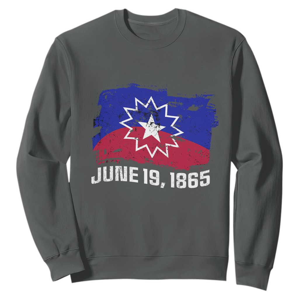 Juneteenth Flag 1865 Sweatshirt Black Freedom Black History