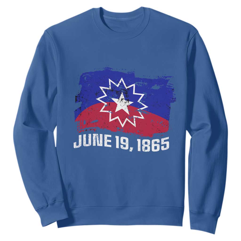 Juneteenth Flag 1865 Sweatshirt Black Freedom Black History