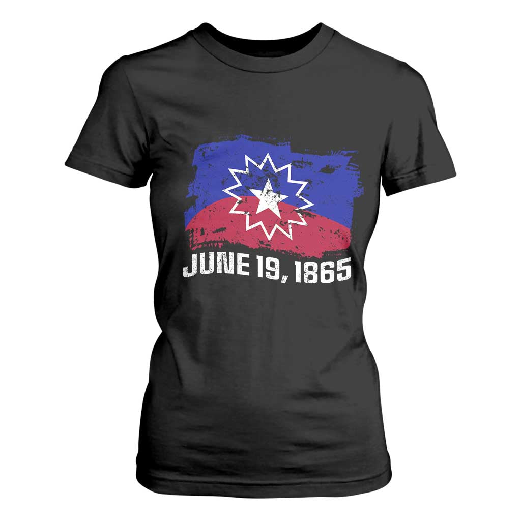 Juneteenth Flag 1865 T Shirt For Women Black Freedom Black History