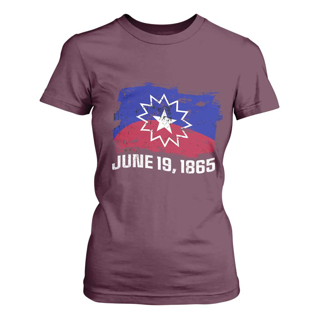 Juneteenth Flag 1865 T Shirt For Women Black Freedom Black History