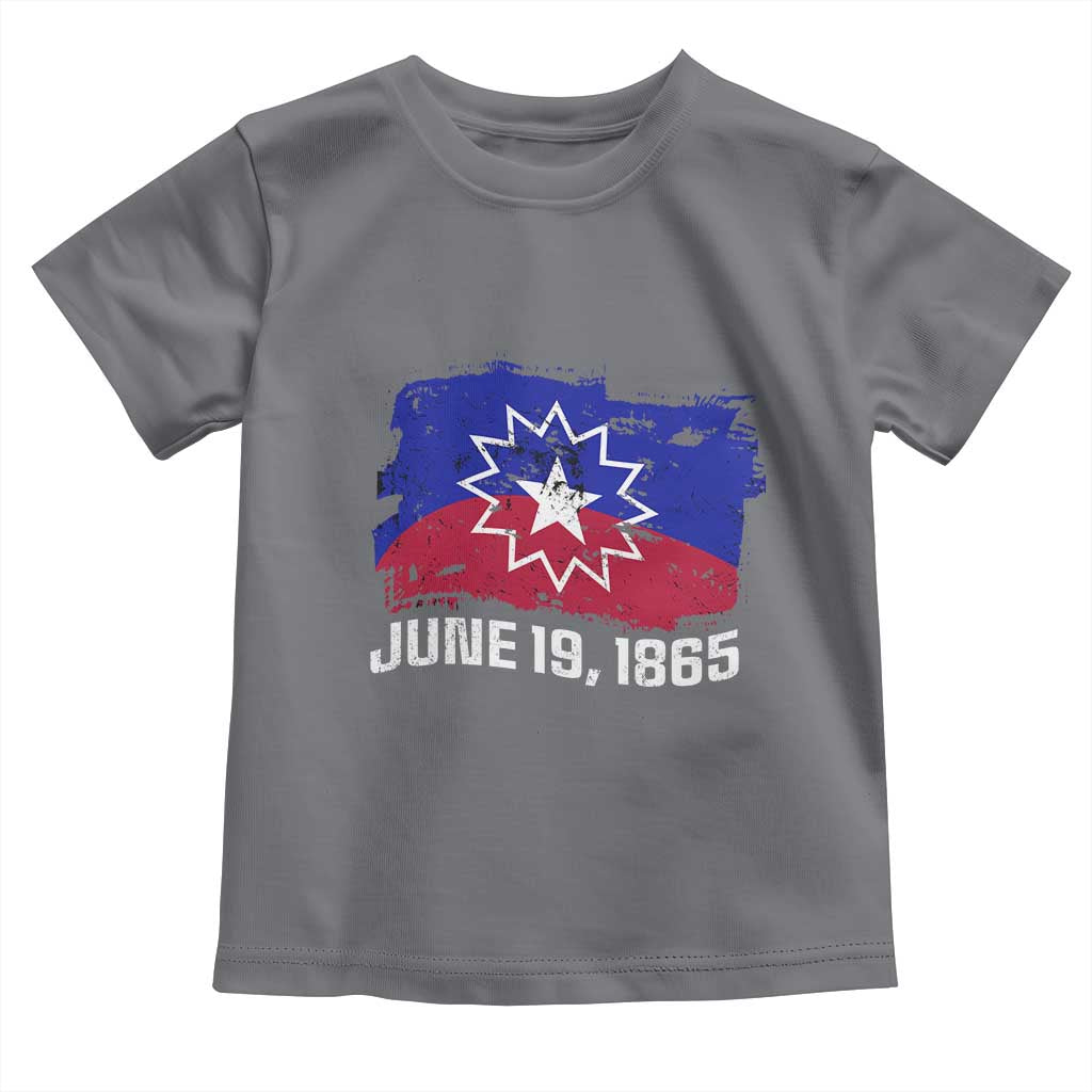 Juneteenth Flag 1865 Toddler T Shirt Black Freedom Black History