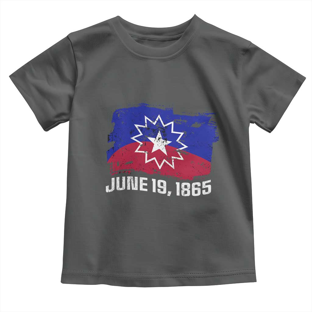 Juneteenth Flag 1865 Toddler T Shirt Black Freedom Black History