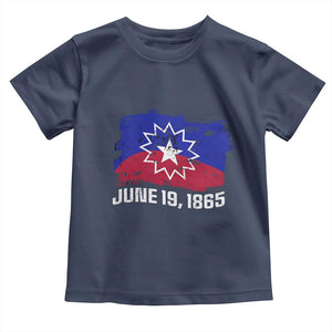Juneteenth Flag 1865 Toddler T Shirt Black Freedom Black History