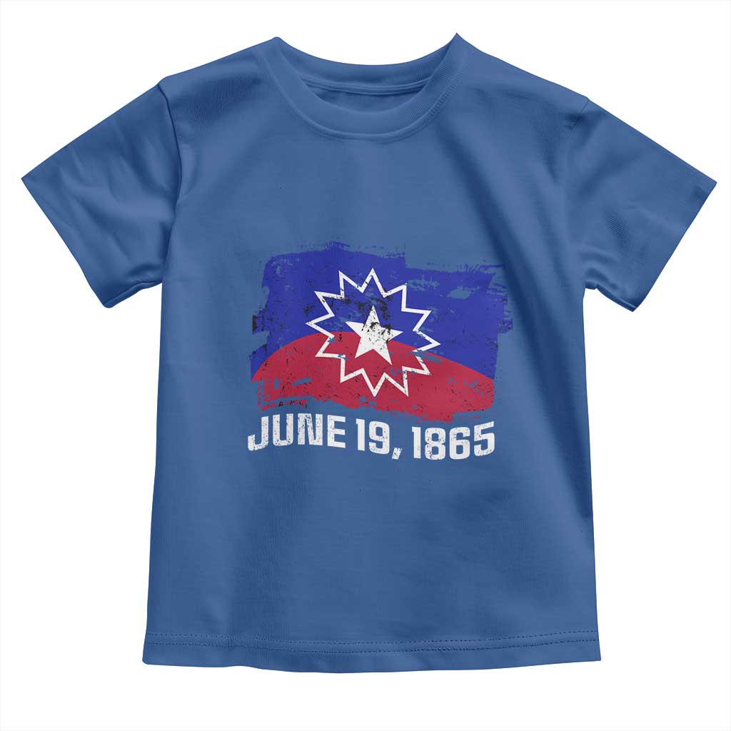 Juneteenth Flag 1865 Toddler T Shirt Black Freedom Black History