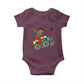 Funny Black History Baby Onesie African Kids Dabbing Black King In Monster Truck