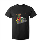 Funny Black History T Shirt For Kid African Kids Dabbing Black King In Monster Truck