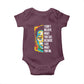 James Baldwin Graffiti Art Baby Onesie Juneteenth Black History Month