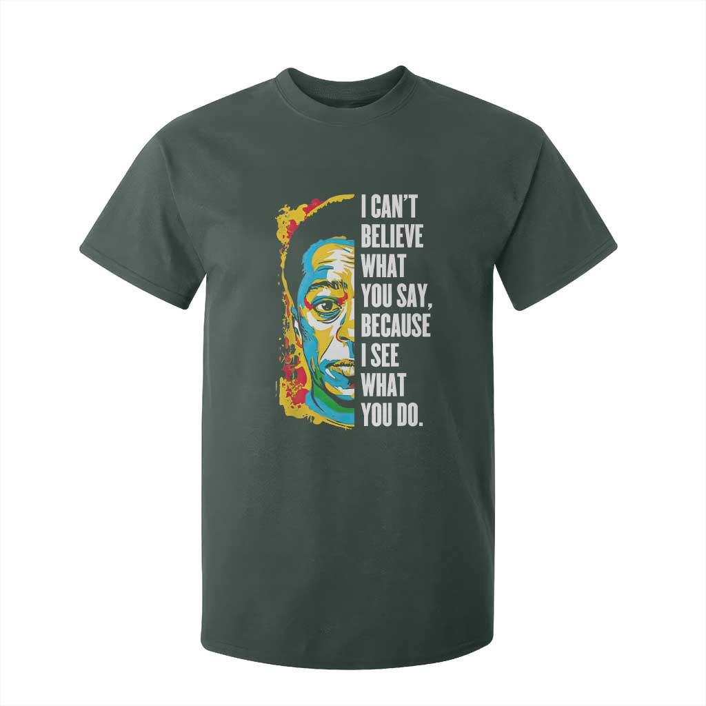 James Baldwin Graffiti Art T Shirt For Kid Juneteenth Black History Month
