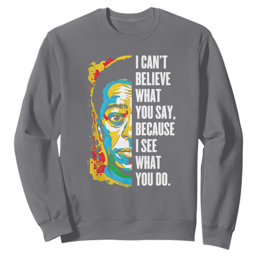 James Baldwin Graffiti Art Sweatshirt Juneteenth Black History Month