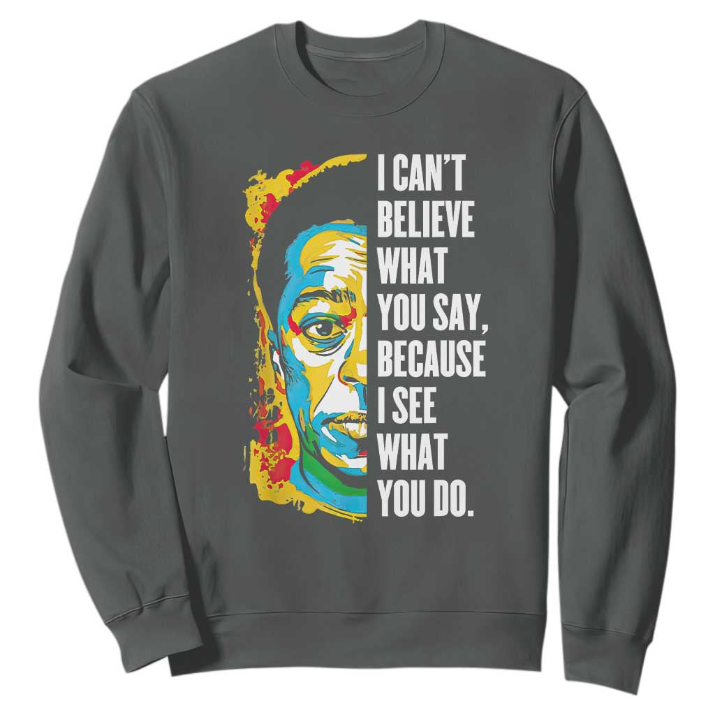 James Baldwin Graffiti Art Sweatshirt Juneteenth Black History Month