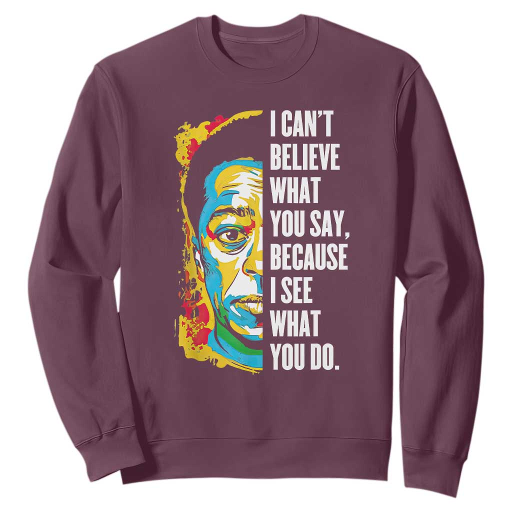 James Baldwin Graffiti Art Sweatshirt Juneteenth Black History Month