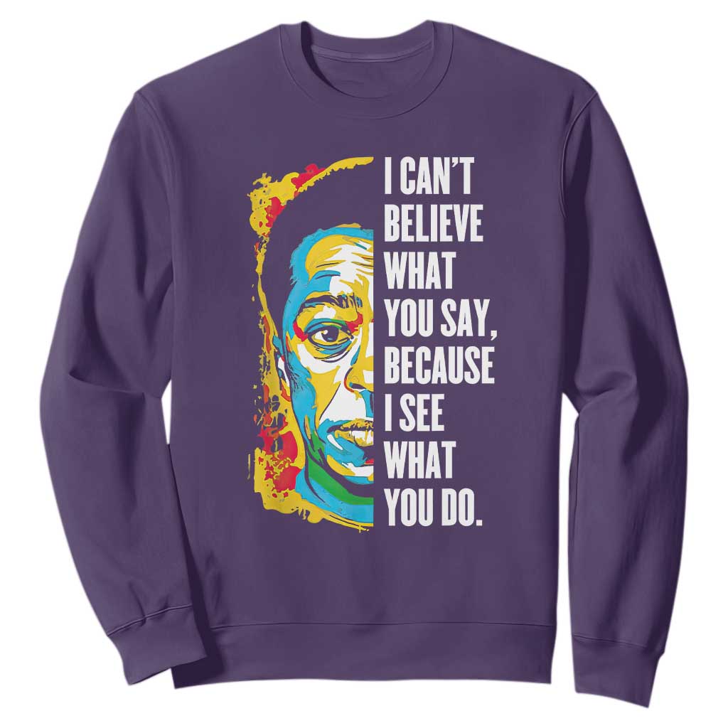 James Baldwin Graffiti Art Sweatshirt Juneteenth Black History Month