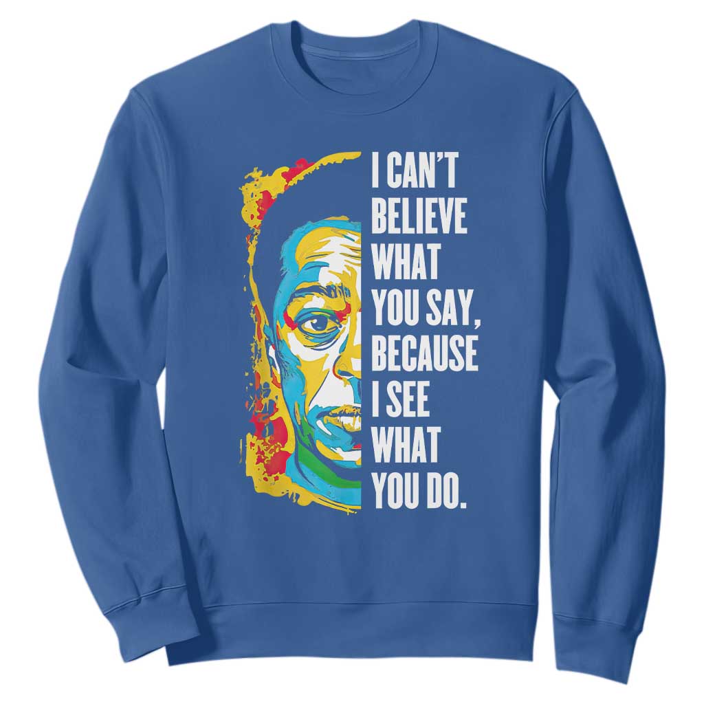 James Baldwin Graffiti Art Sweatshirt Juneteenth Black History Month