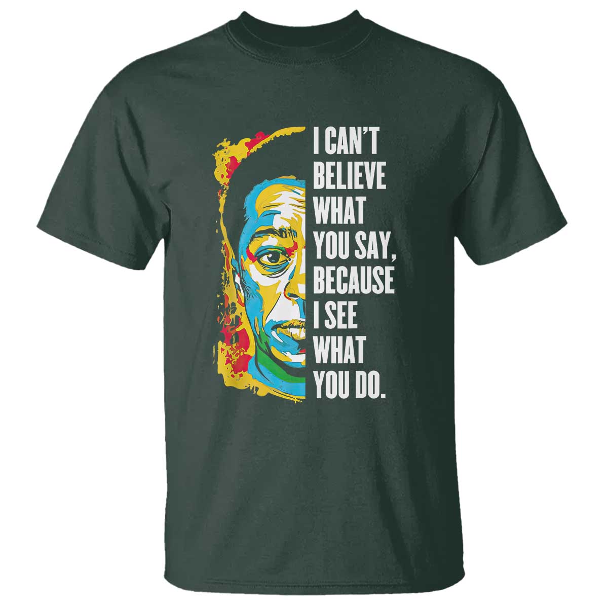 James Baldwin Graffiti Art T Shirt Juneteenth Black History Month