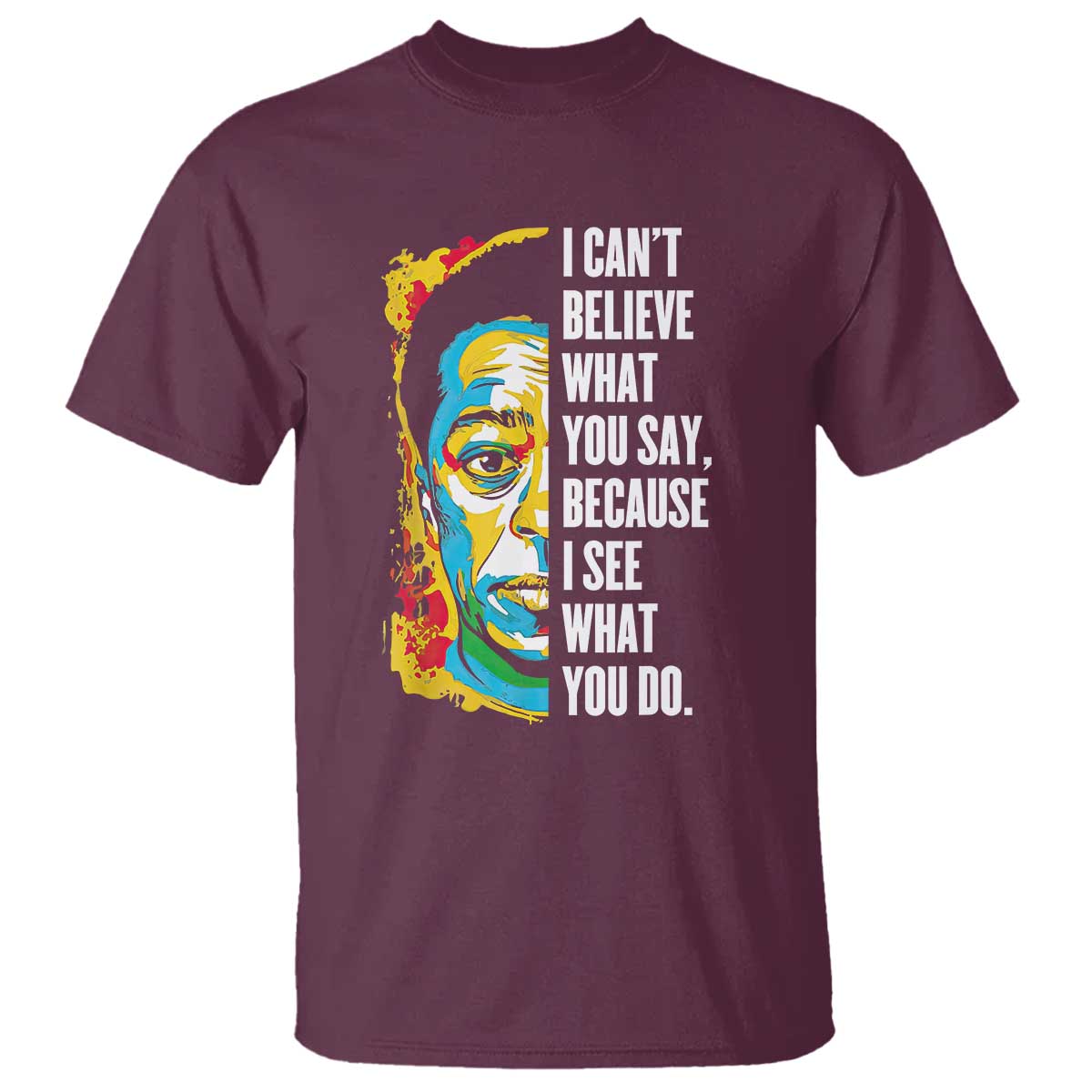 James Baldwin Graffiti Art T Shirt Juneteenth Black History Month
