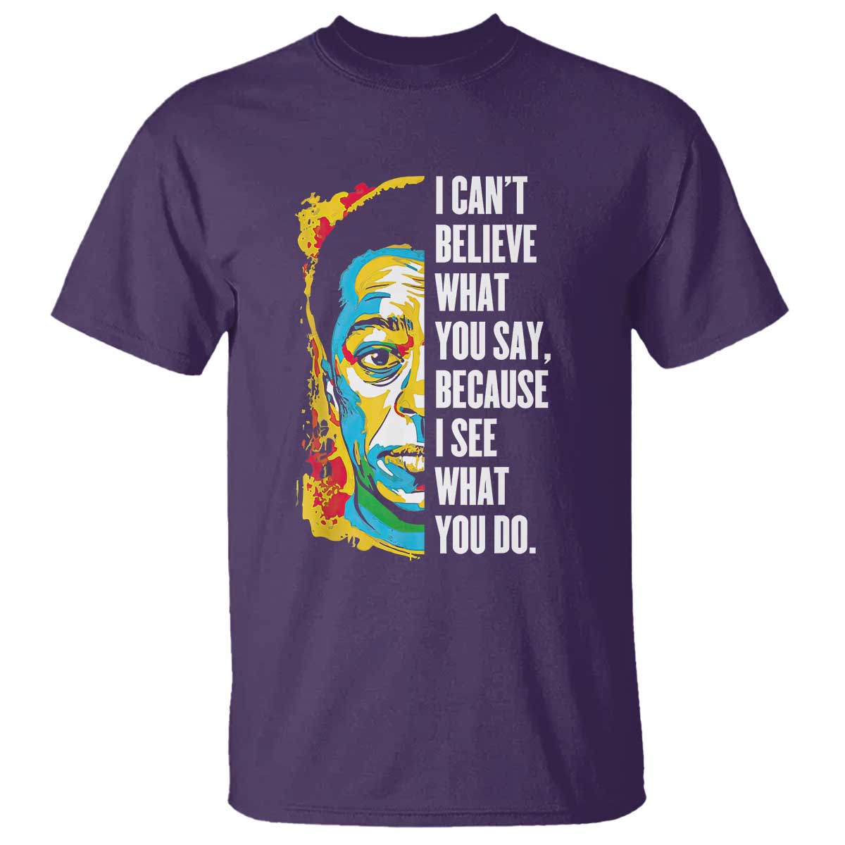 James Baldwin Graffiti Art T Shirt Juneteenth Black History Month
