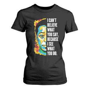 James Baldwin Graffiti Art T Shirt For Women Juneteenth Black History Month