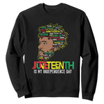 Juneteenth 1865 King Sweatshirt June 19th Black Freedom African American History