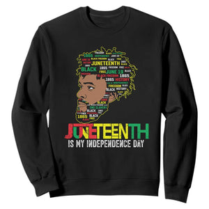 Juneteenth 1865 King Sweatshirt June 19th Black Freedom African American History