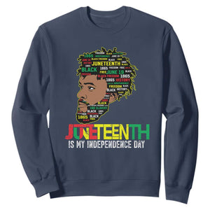 Juneteenth 1865 King Sweatshirt June 19th Black Freedom African American History