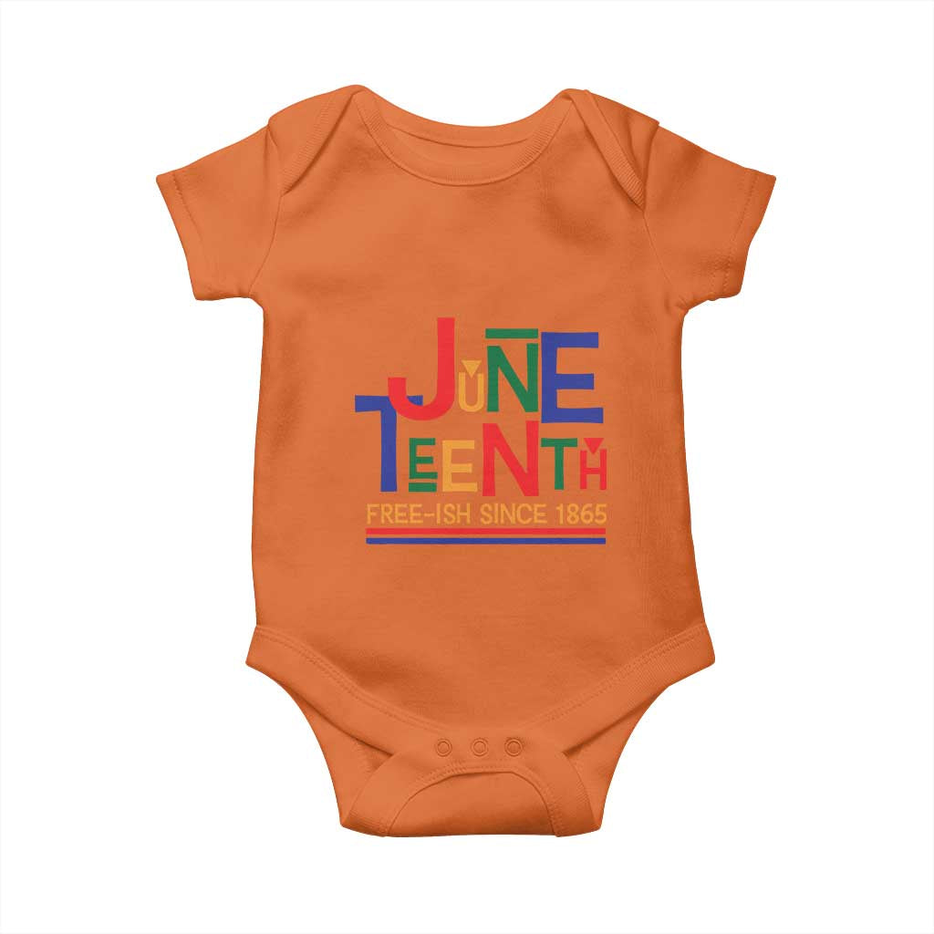 Free Ish Baby Onesie Juneteenth Celebration Since 1865 Retro