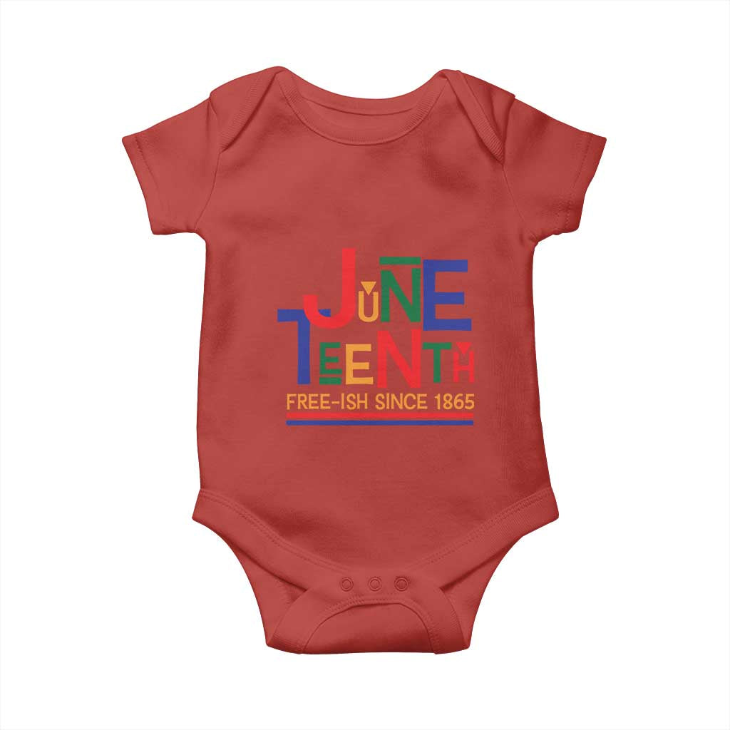 Free Ish Baby Onesie Juneteenth Celebration Since 1865 Retro