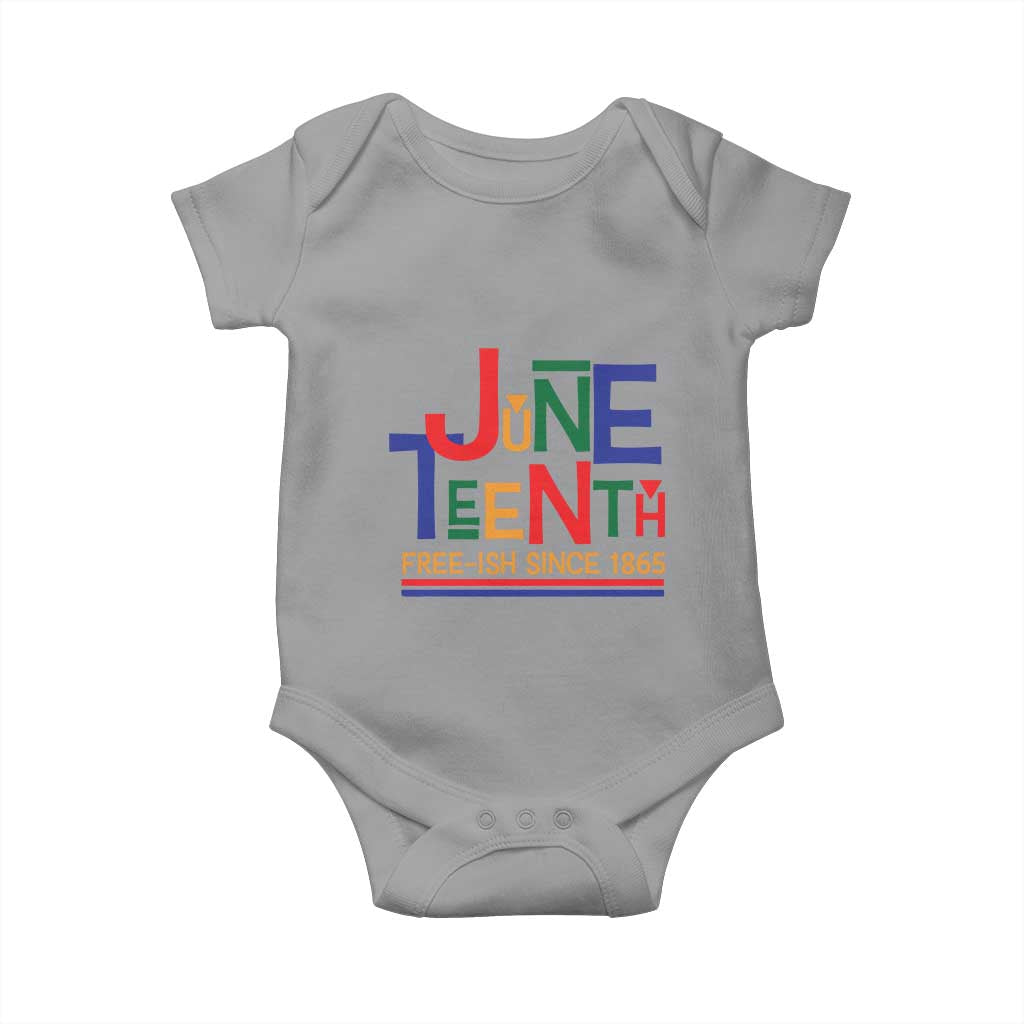 Free Ish Baby Onesie Juneteenth Celebration Since 1865 Retro