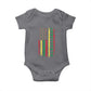 Juneteenth American Flag Baby Onesie Melanin Black Pride Pan African 1865