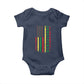 Juneteenth American Flag Baby Onesie Melanin Black Pride Pan African 1865